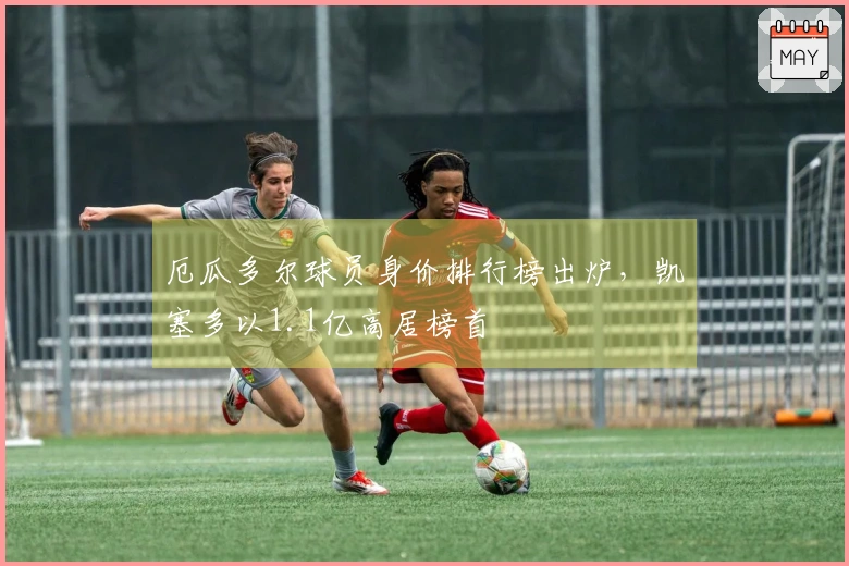 厄瓜多尔球员身价排行榜出炉，凯塞多以1.1亿高居榜首